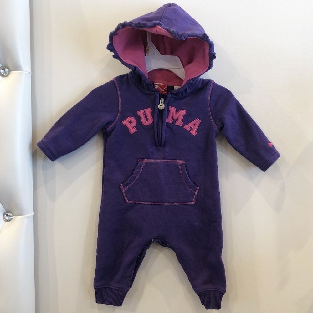Purple puma bodysuit